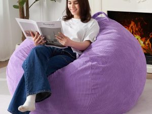 Our Cozy Verdict on Homguava’s Purple Memory-Foam Chair