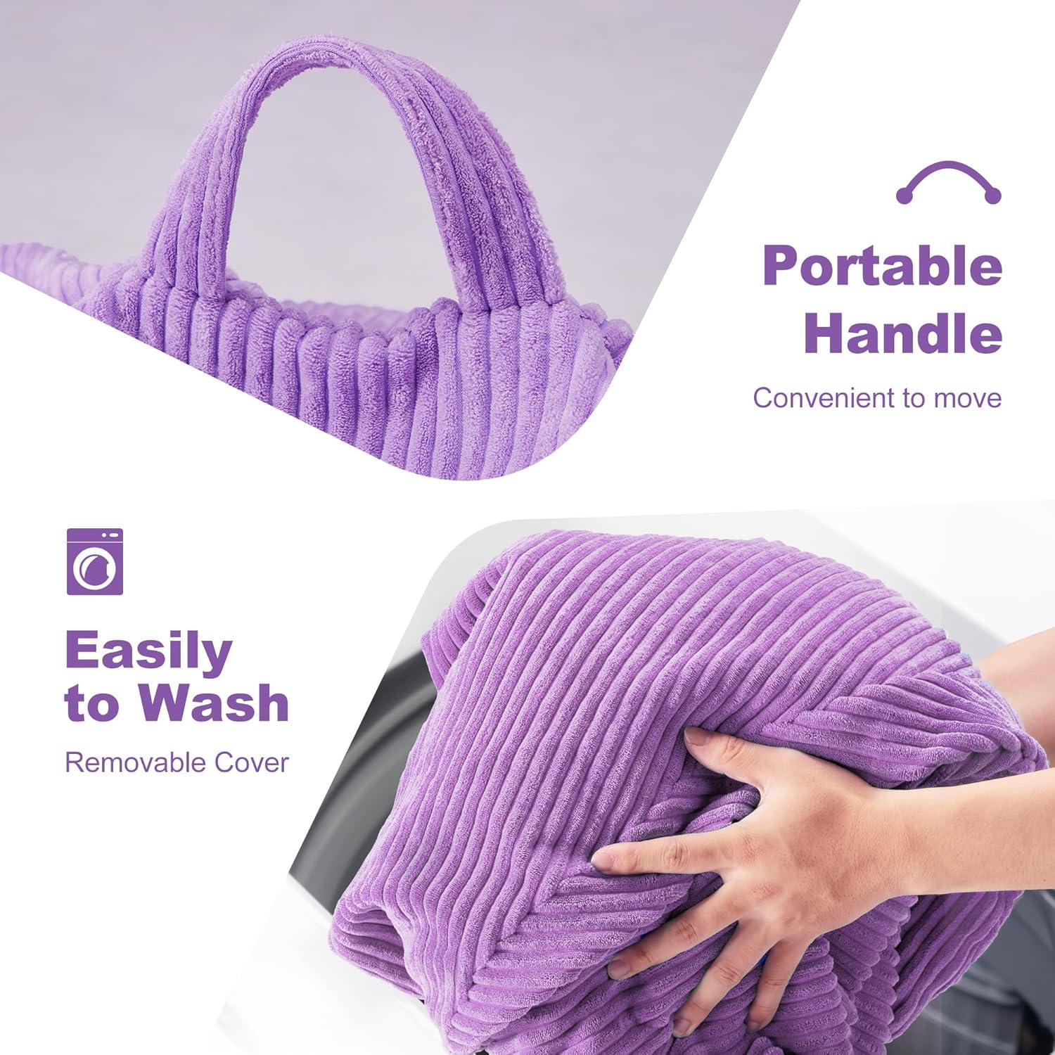 Our Cozy Verdict on Homguava's Purple Memory-Foam Chair