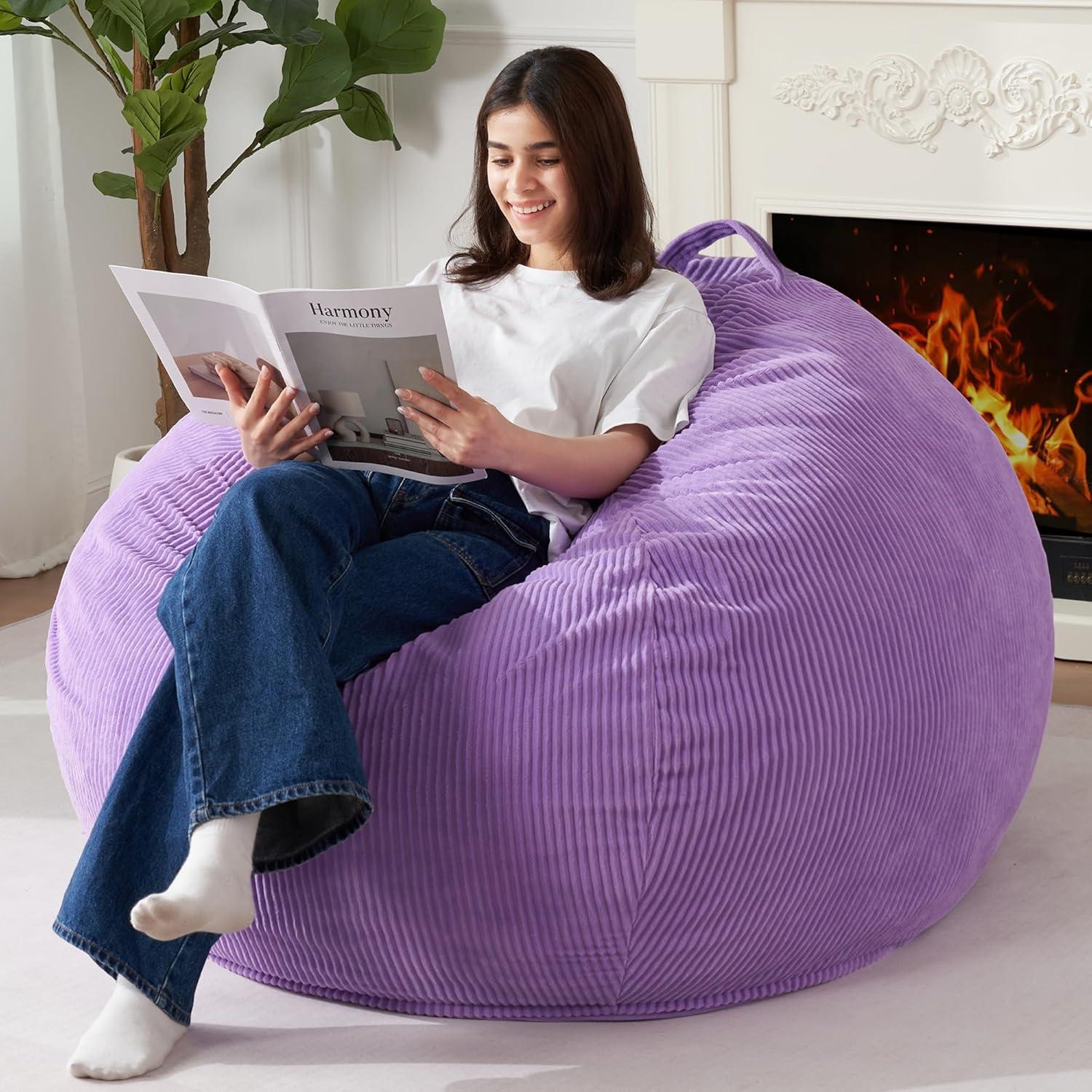 Our Cozy Verdict on Homguava's Purple Memory-Foam Chair
