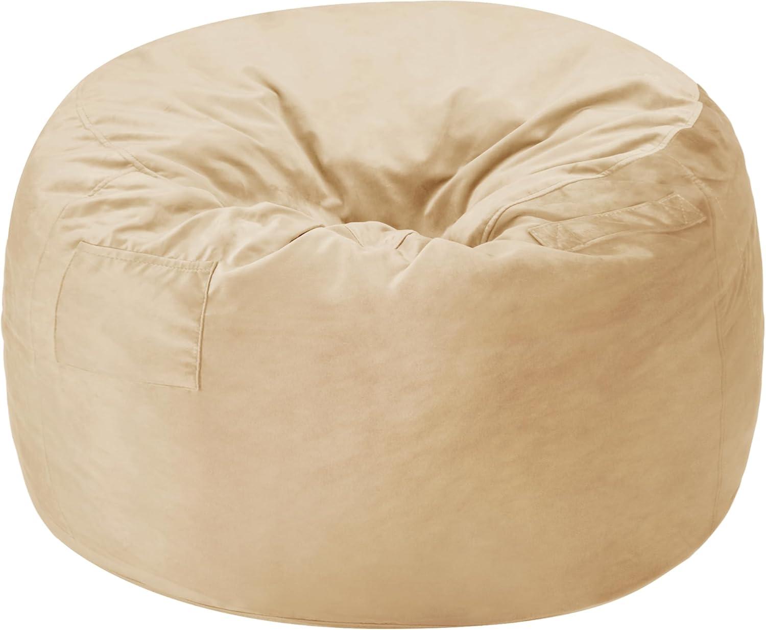 Our Verdict: Homguava 5FT White Memory Foam Bean Bag
