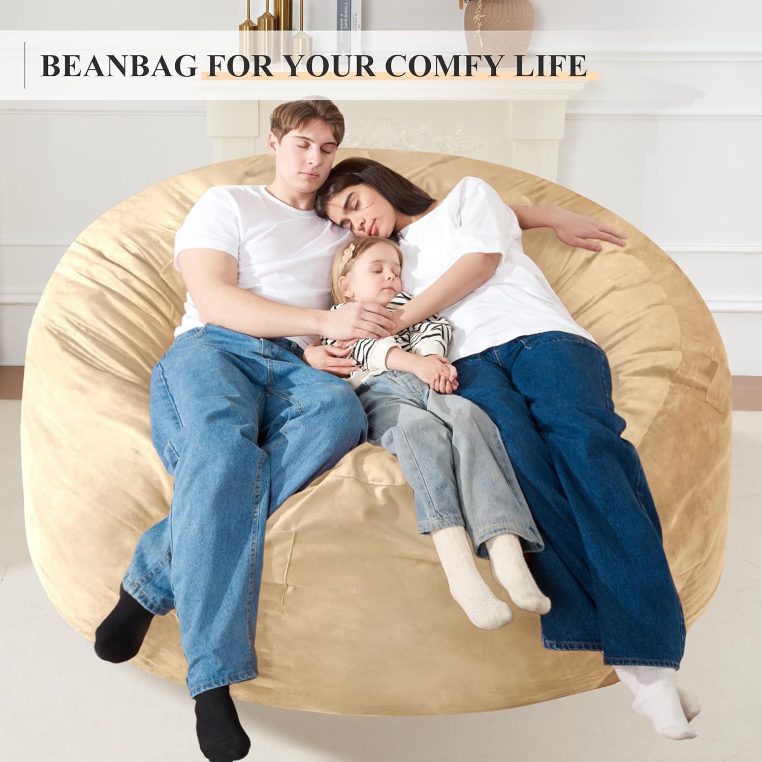 Why We're Divided on the Homguava 6FT bean Bag