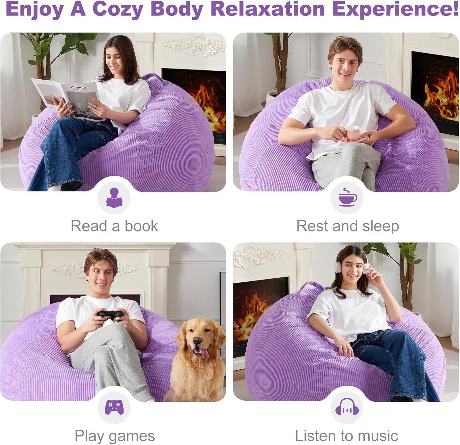 Our Cozy Verdict on Homguava's Purple Memory-Foam Chair